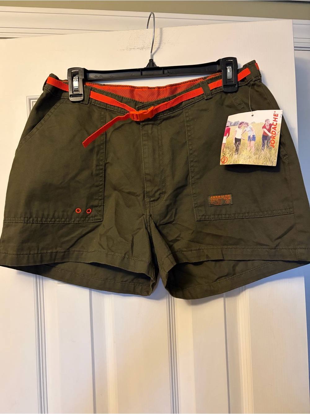 Jordache Olive Green Utility Shorts Size 13/14 NWT - Picture 5 of 8